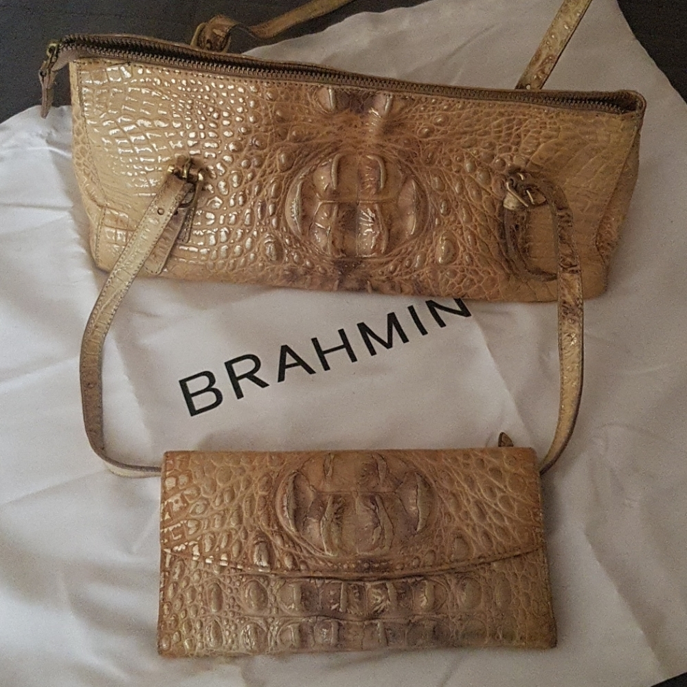 Brahmin Alligator Purse